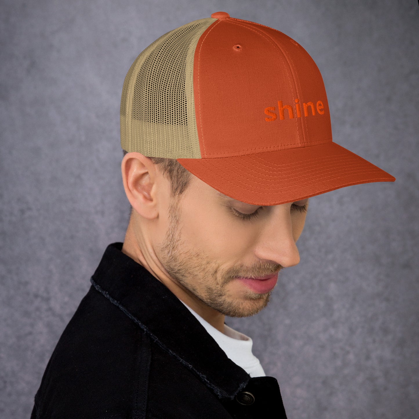Orange Shine Trucker Cap