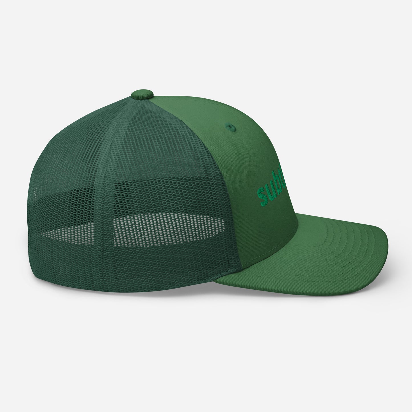 Green Subtle Tees Trucker Cap