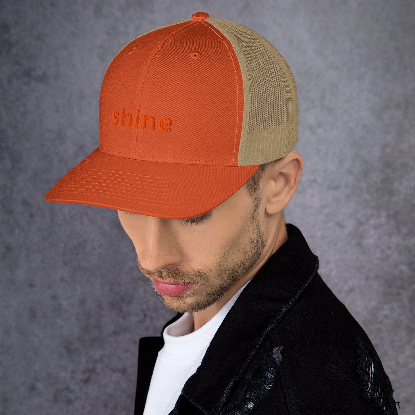 Orange Shine Trucker Cap