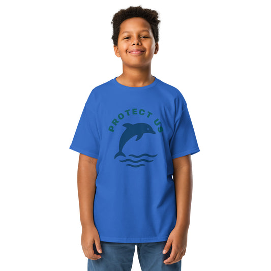 Youth Protect the Dolphins Subtle Tee